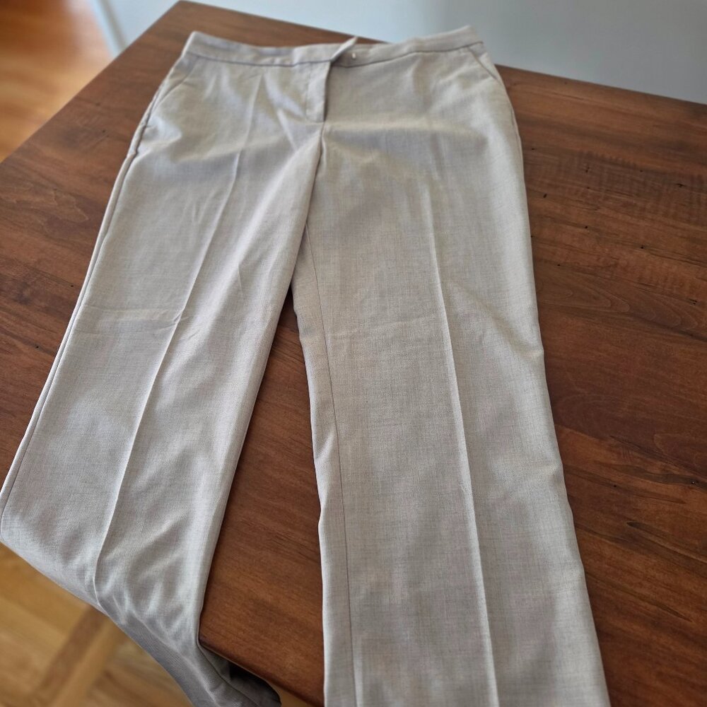 REDUCED 4/29/26 - H & M  Tan Slacks Size 12 Cream